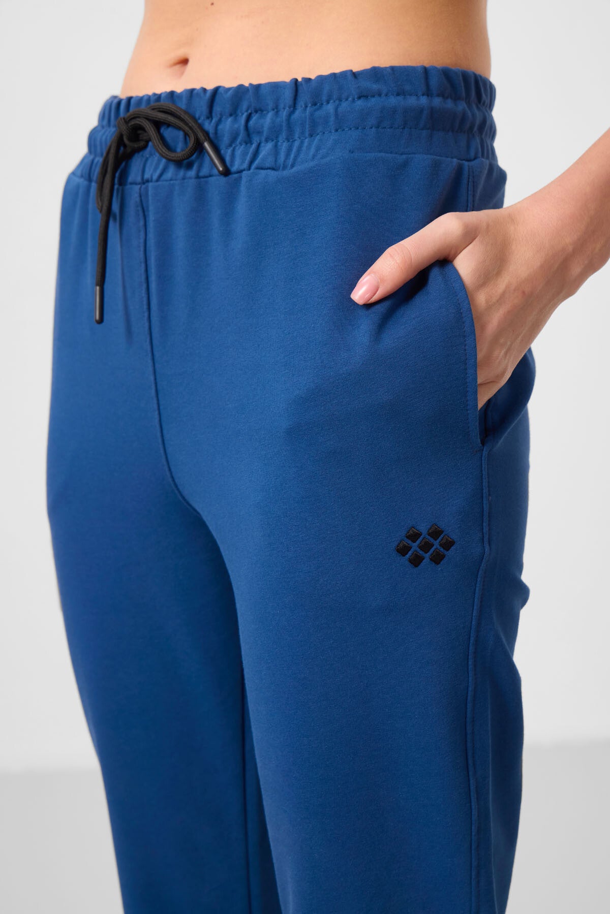 Parlament Dik Yaka Fermuarlı Rahat Form Kadın Eşofman Tunik Takım - 95345