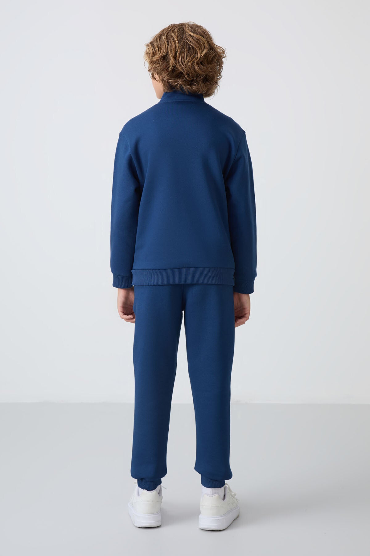 Parlament Pamuklu Kalın İçi Tüylü Standart Fit Nakışlı Erkek Çocuk Eşofman Takım - 11256