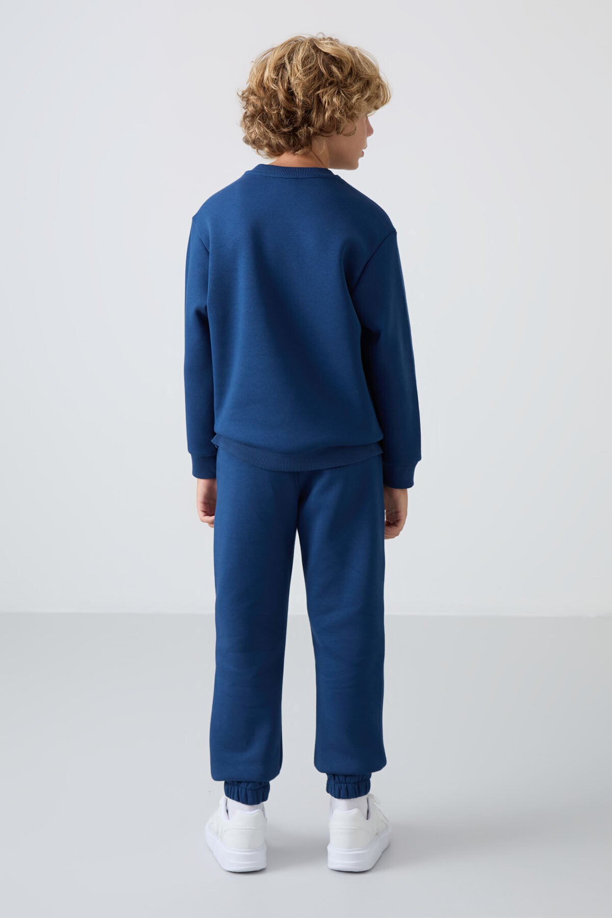 Parlament Pamuklu Kalın İçi Tüylü Standart Fit Baskılı Erkek Çocuk Eşofman Takım - 11257