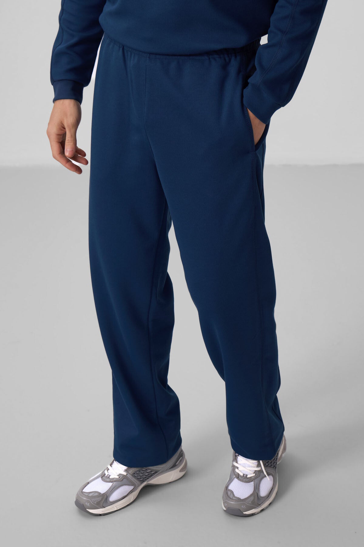 Parlament Yüzeyi Dokulu Oversize Erkek Eşofman Takım - 85275