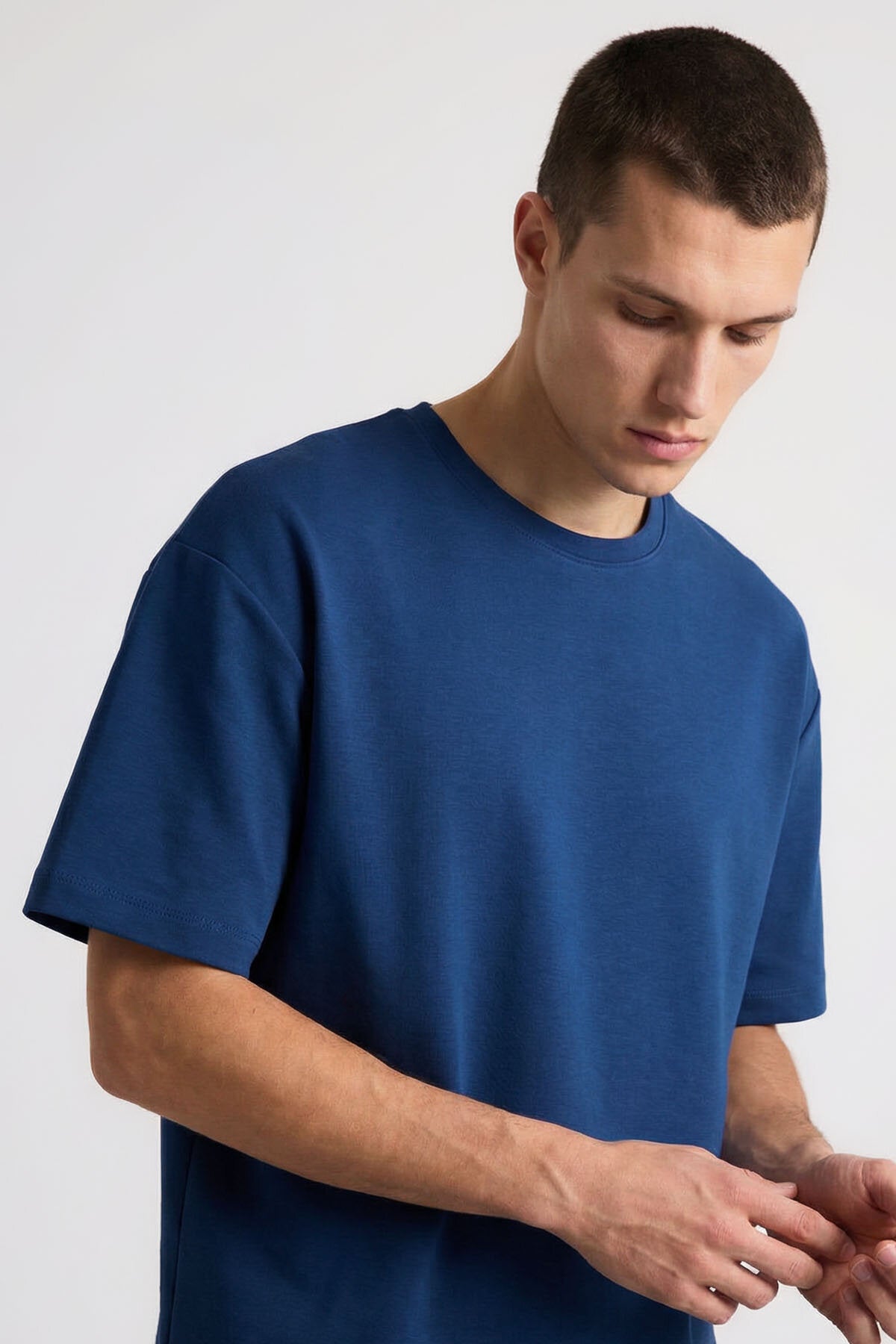 Parlament Oversize Fit Basic Erkek Şort Takım - 85292