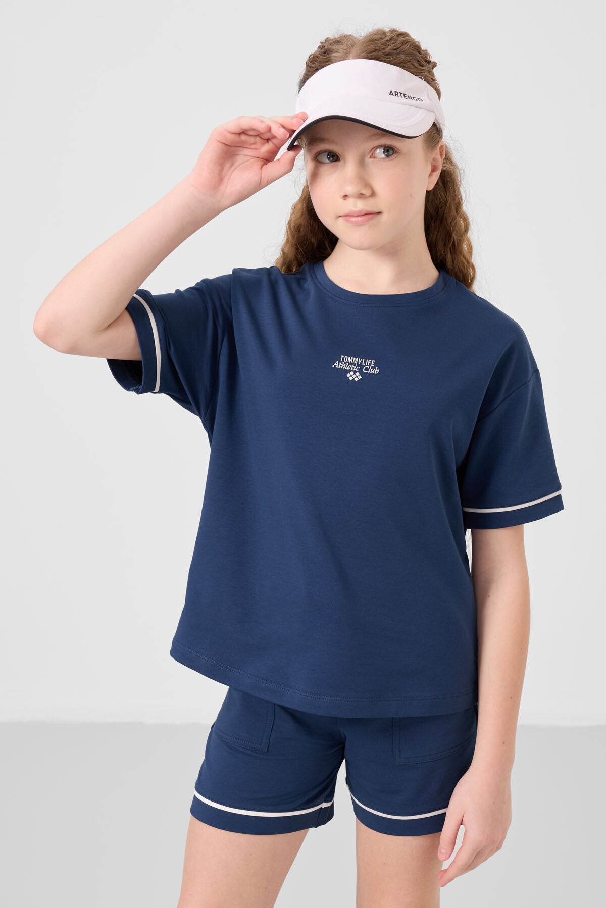 Parlament Pamuklu Yumuşak Dokulu Standart Fit Basic Kız Çocuk Şort Takım - 75183