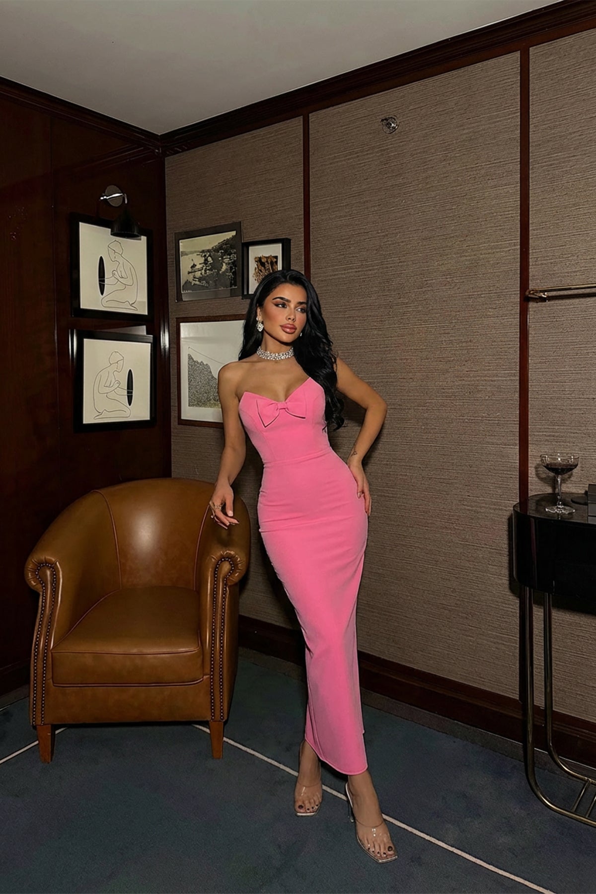 Pembe Cressida Elbise ATE-3235