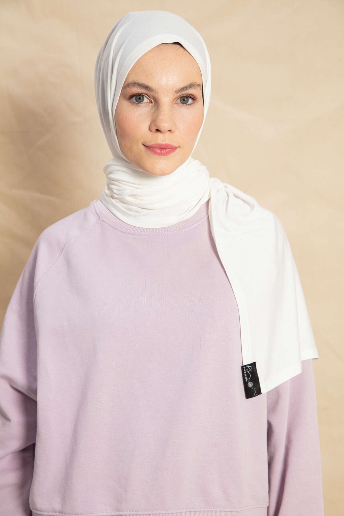 Penye Şal - Ekru