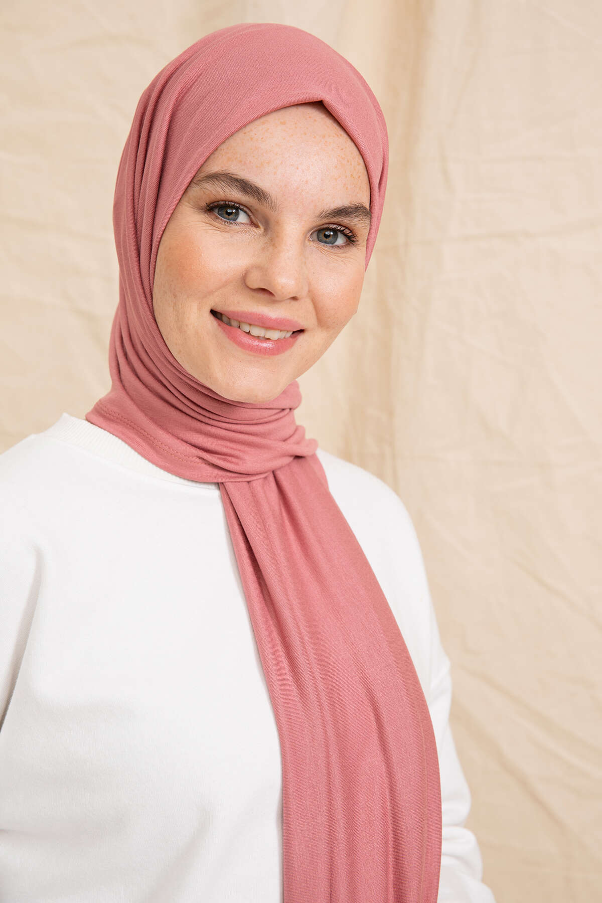 Penye Şal - Gül Kurusu