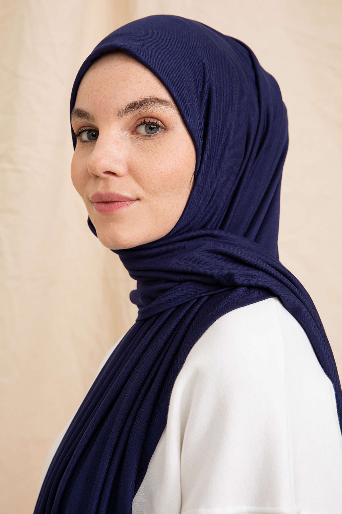 Penye Şal - Lacivert