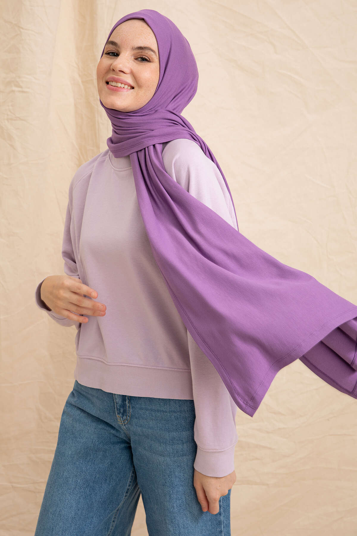 Penye Şal - Lavanta