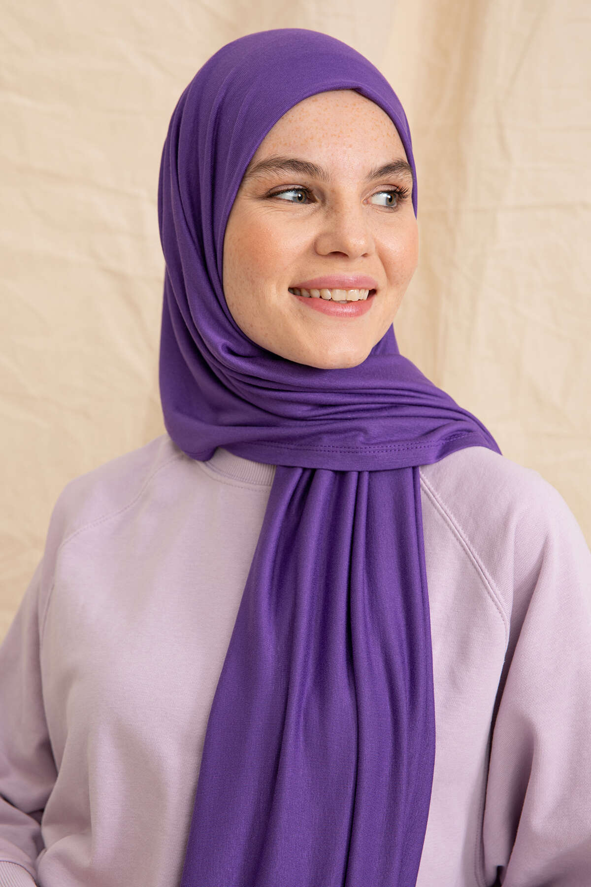 Penye Şal - Menekşe