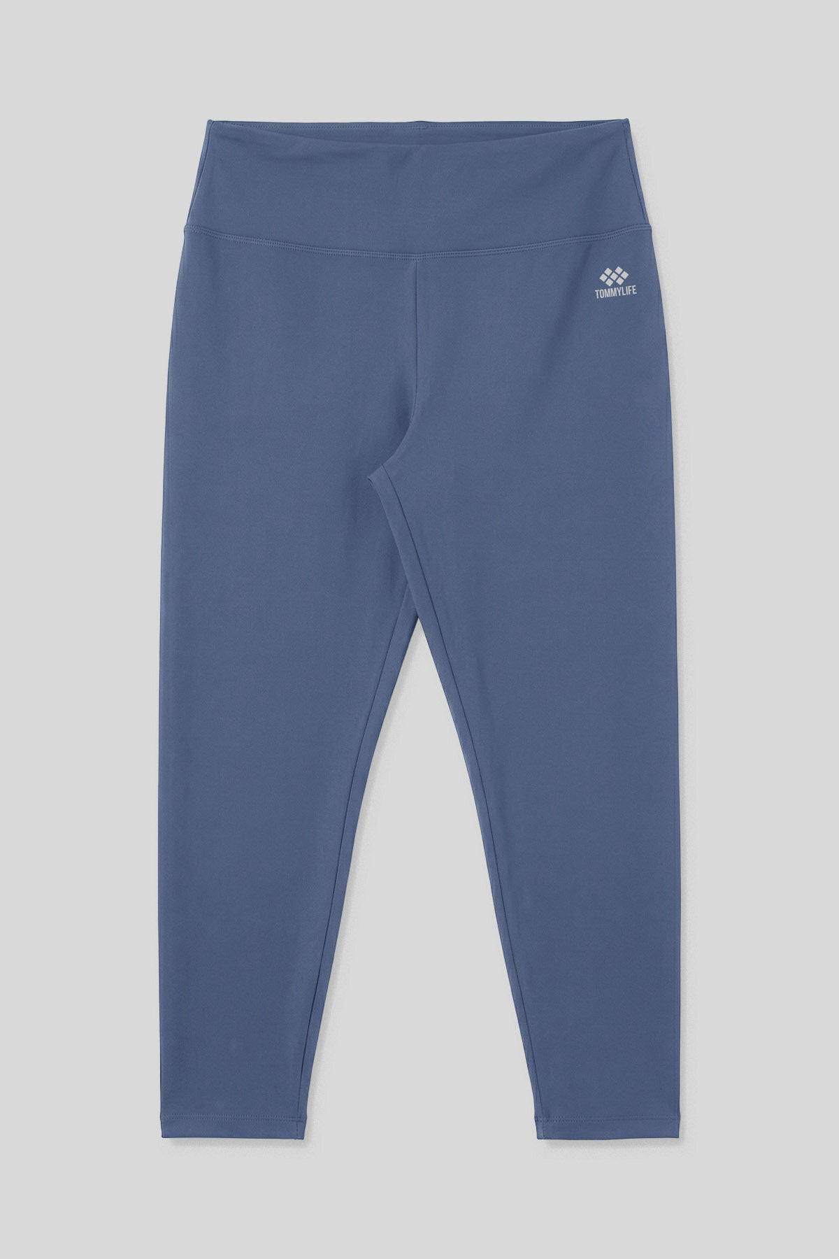 Petrol Yüksek Bel Toparlayıcı Battal Büyük Beden Kadın Tayt- 94650