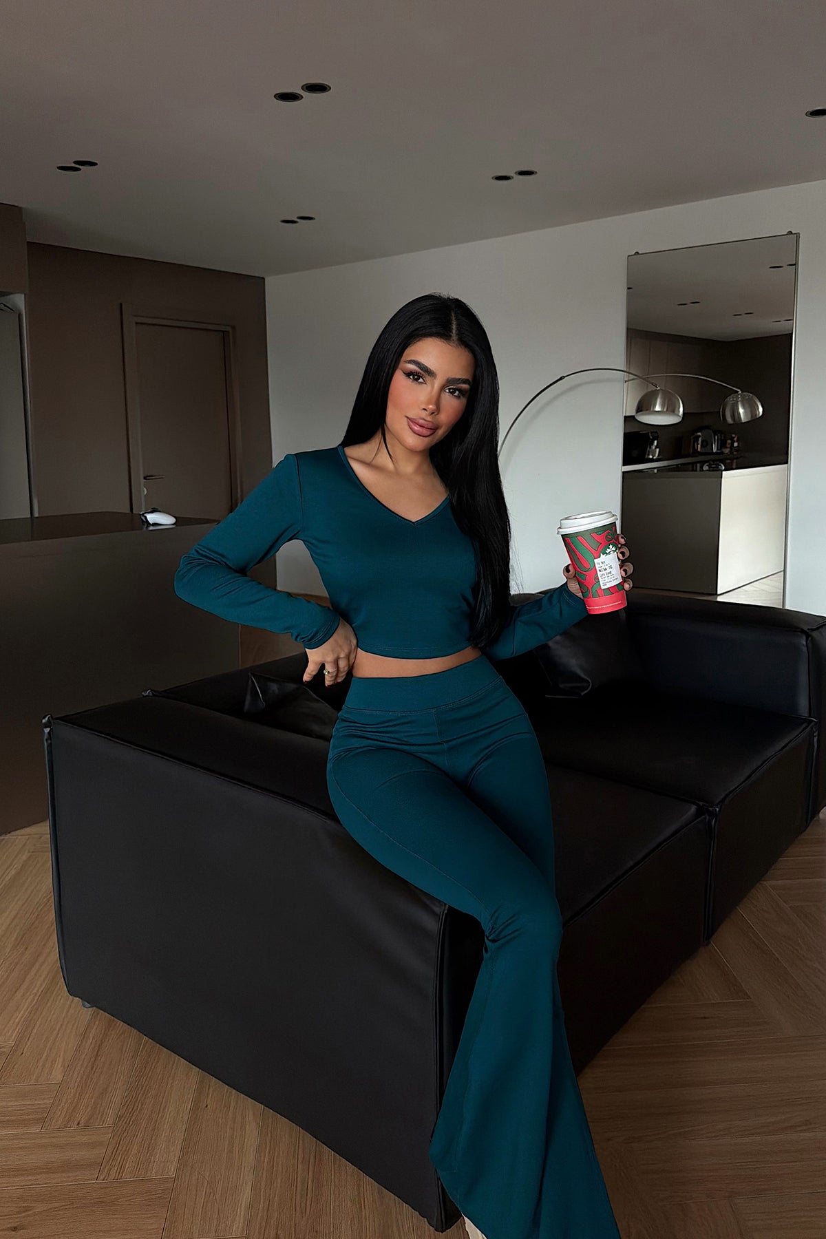 Petrol Yeşili Aesop takım ATE-4077