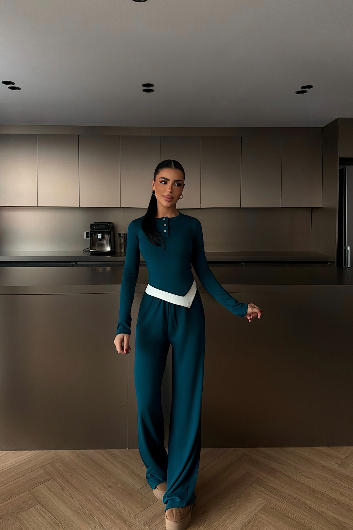 Petrol Yeşili Lobster Takım ATE-4242