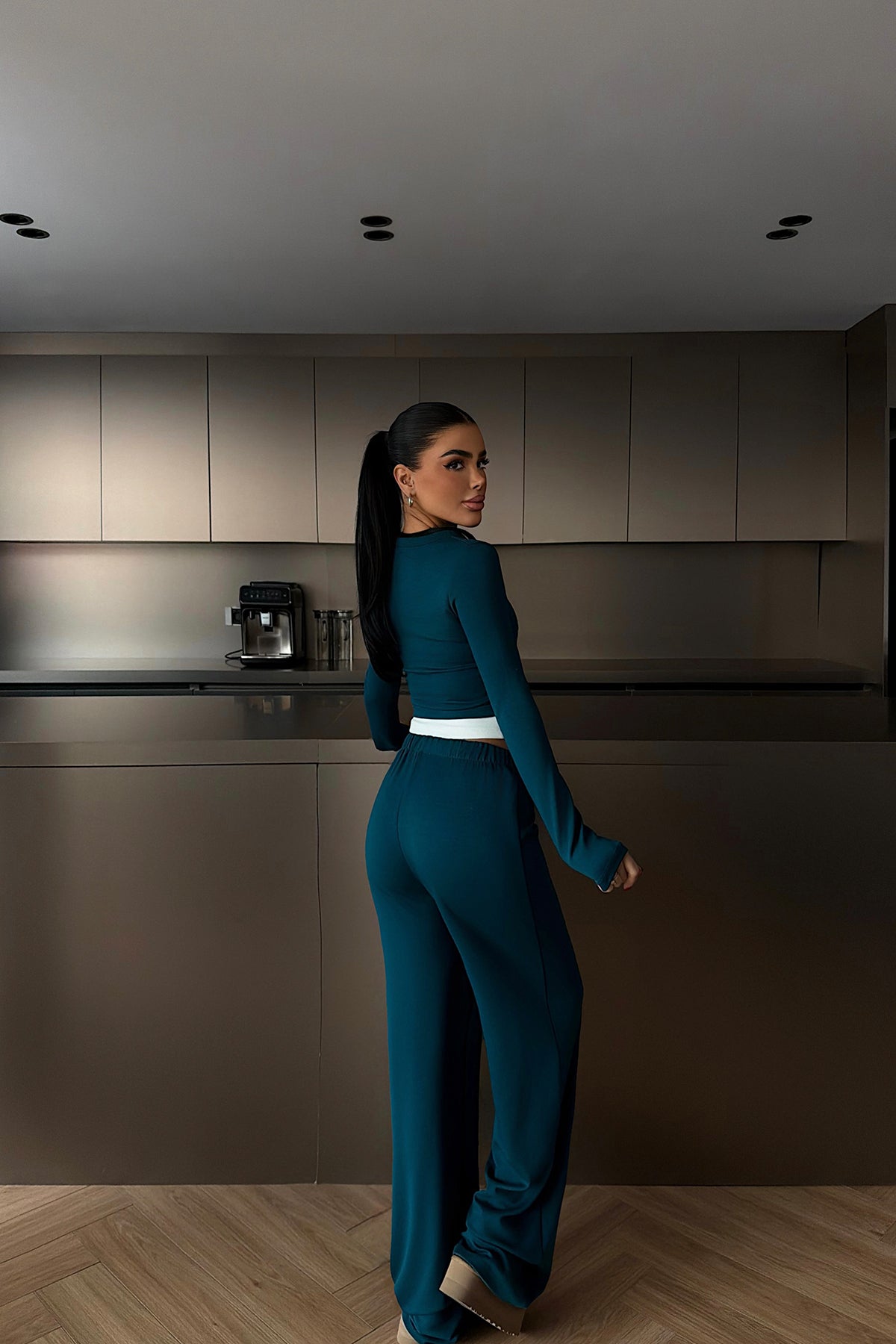 Petrol Yeşili Lobster Takım ATE-4242