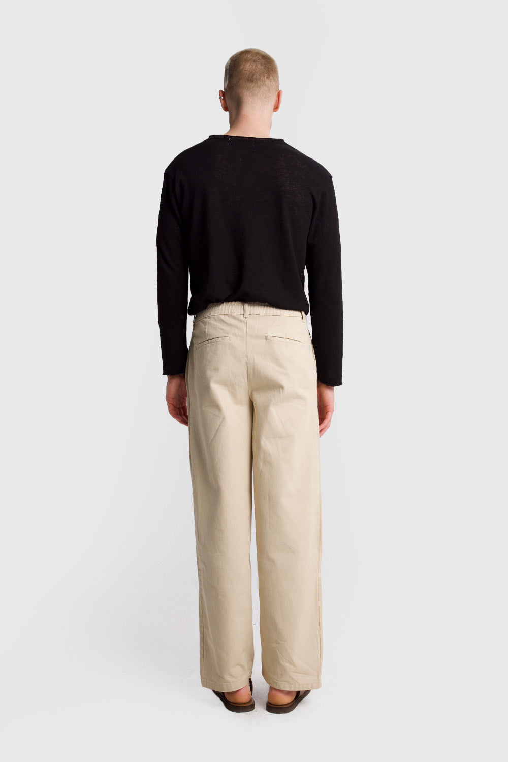 PİLİLİ GABARDIN PANTOLON - BEJ XL