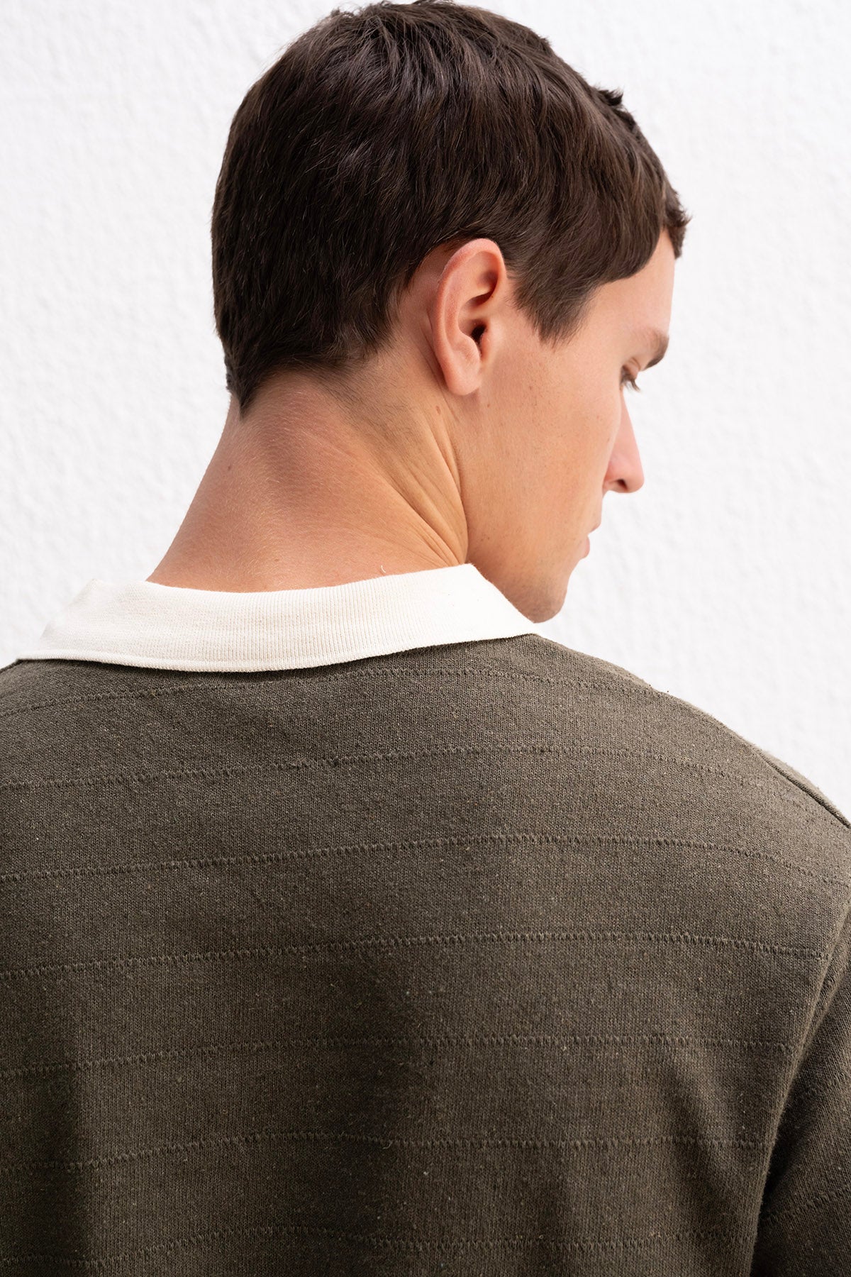 POLO YAKA HAKİ T-SHIRT - HAKİ L