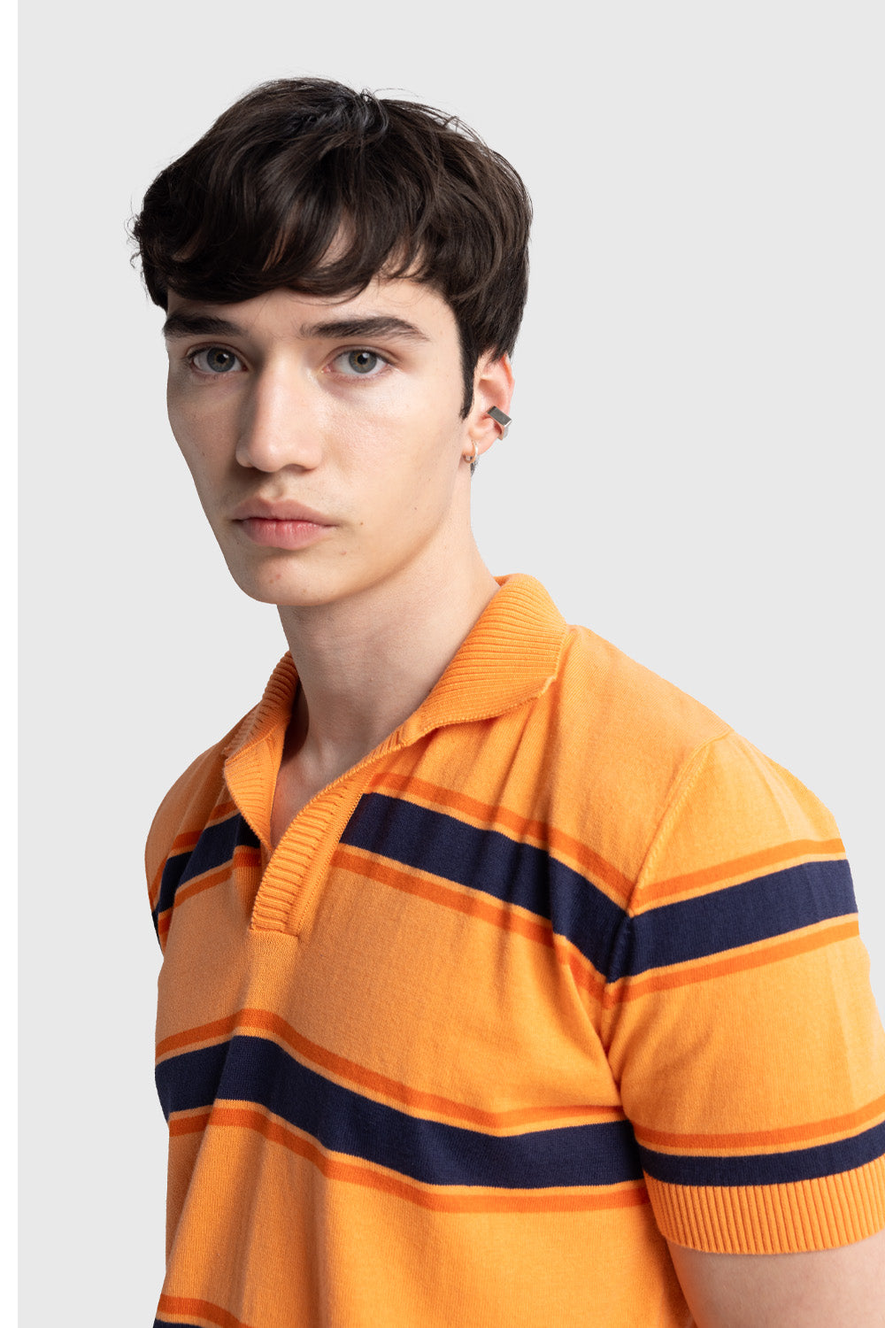 POLO YAKA TRIKO T-SHIRT - TURUNCU M