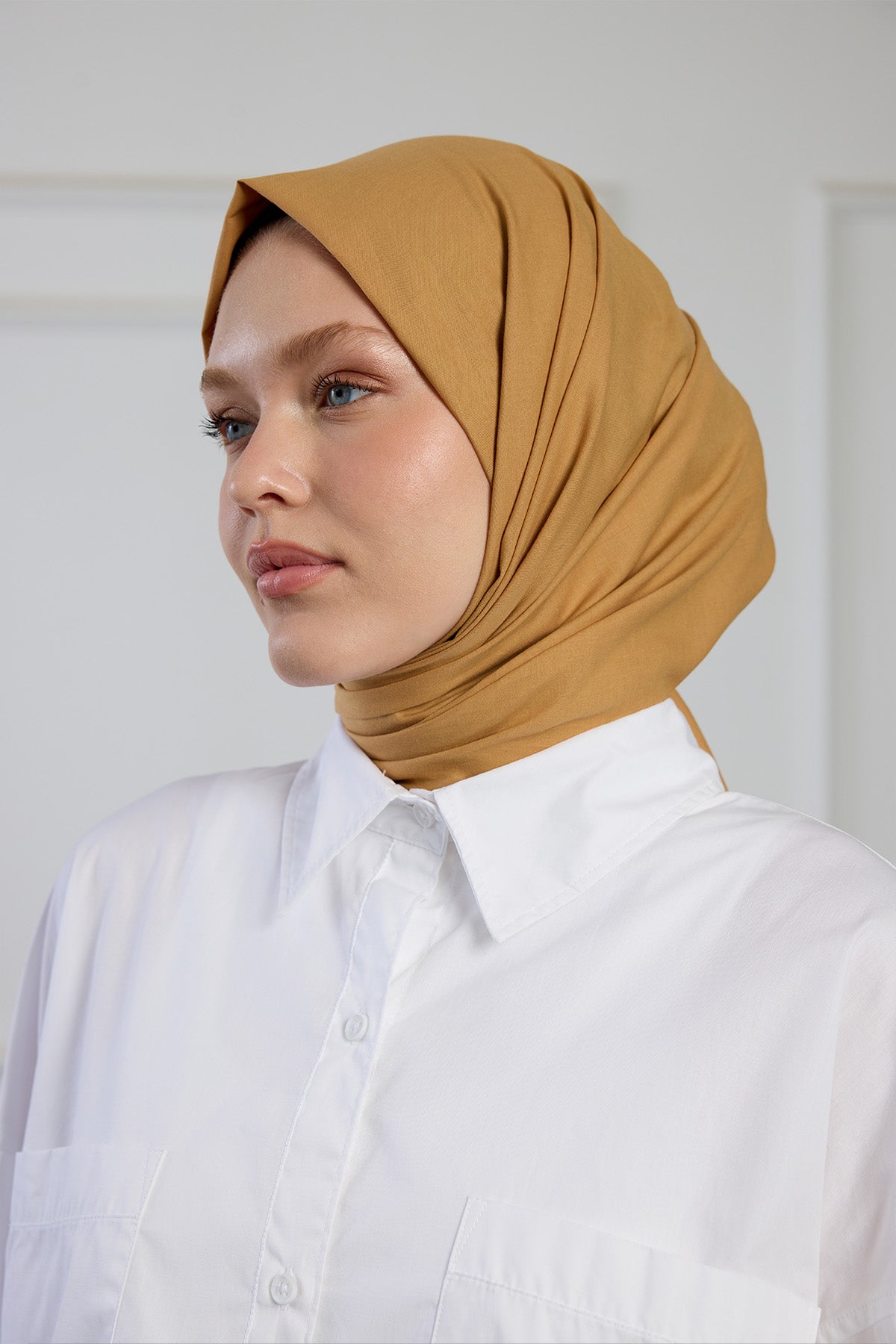 Pure Pamuk Şal - Camel