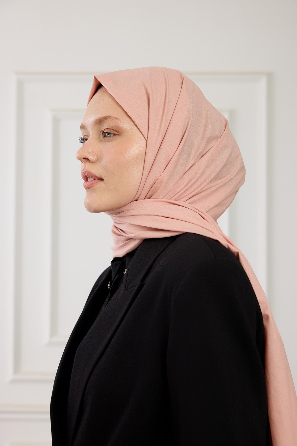 Pure Pamuk Şal - Nude Pembe