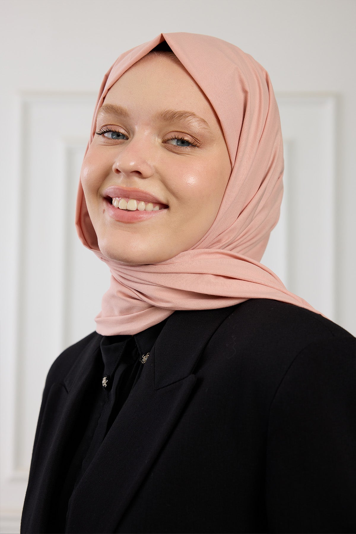 Pure Pamuk Şal - Nude Pembe