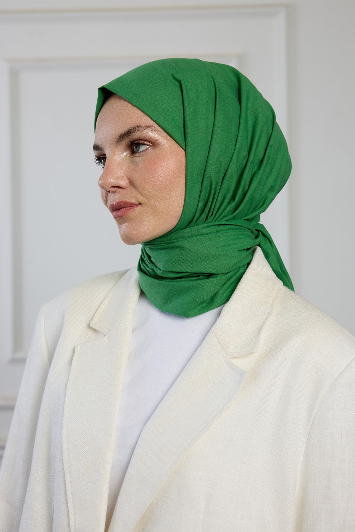 Pure Pamuk Şal - Yeşil