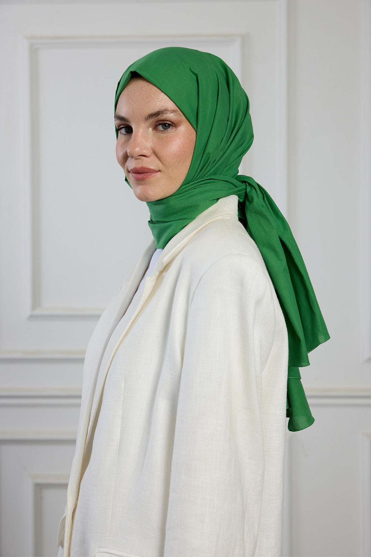 Pure Pamuk Şal - Yeşil