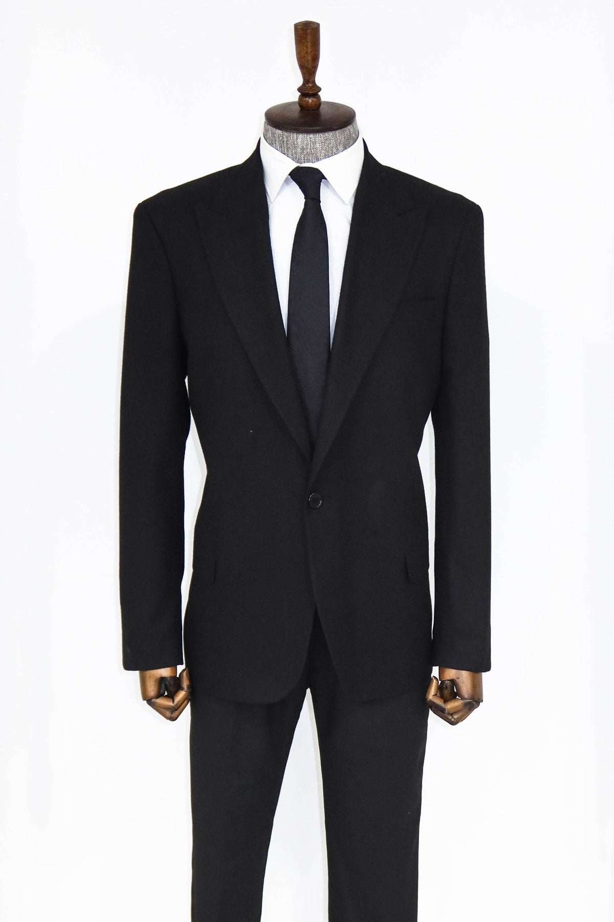 Desensiz Slim Fit Spor Siyah Erkek Ceket - Wessi