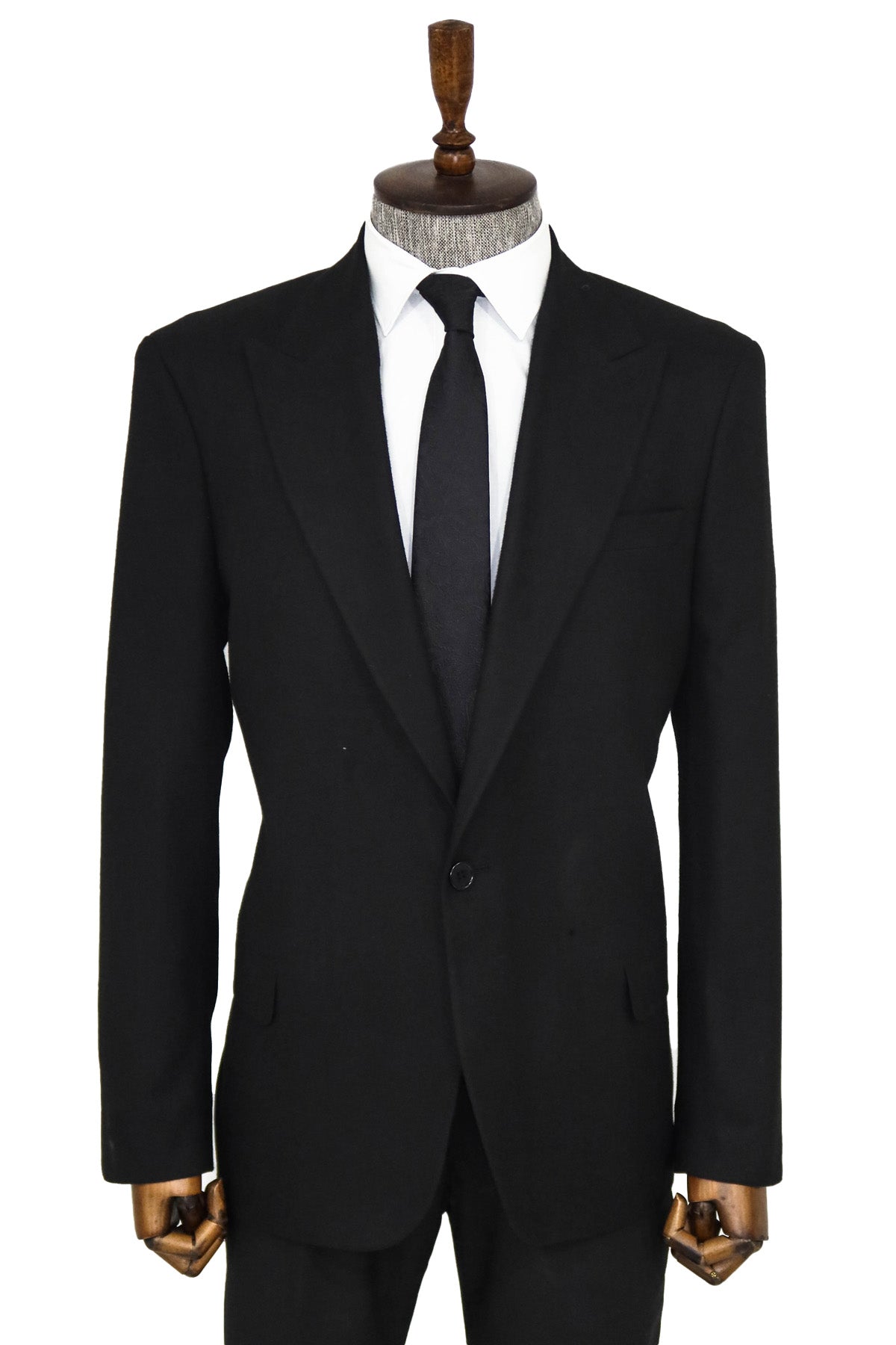 Desensiz Slim Fit Spor Siyah Erkek Ceket - Wessi