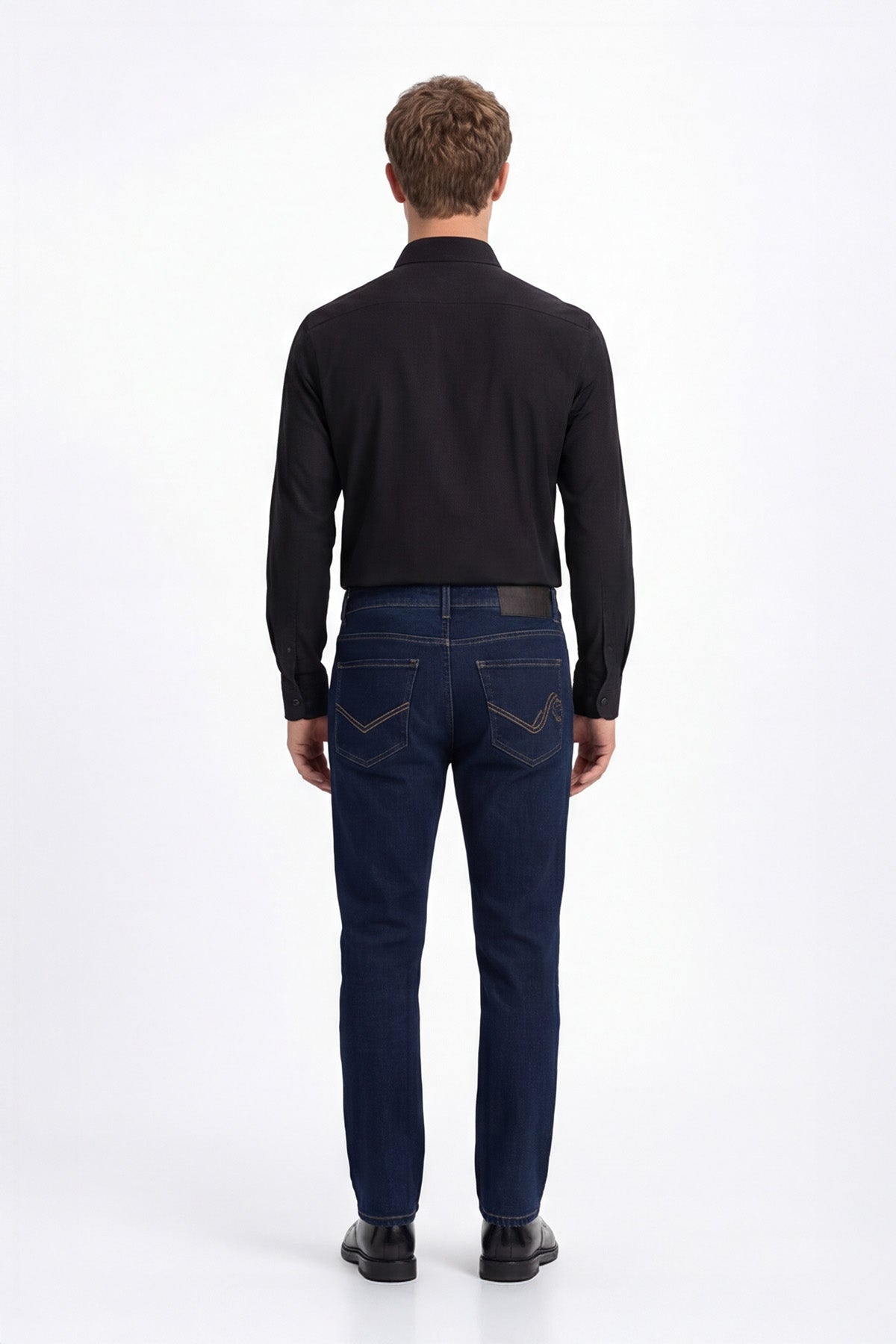 Lacivert 5 Cep Casual Denim Pantolon