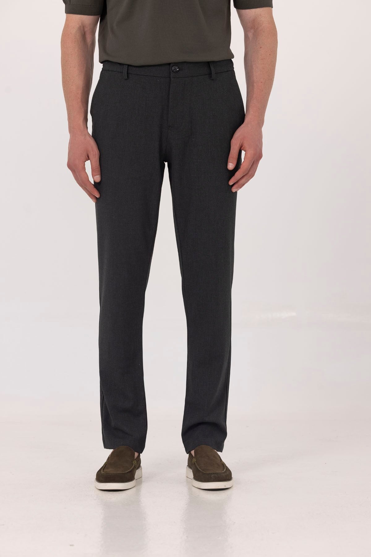 Antrasit Jogger Lastikli Pantolon