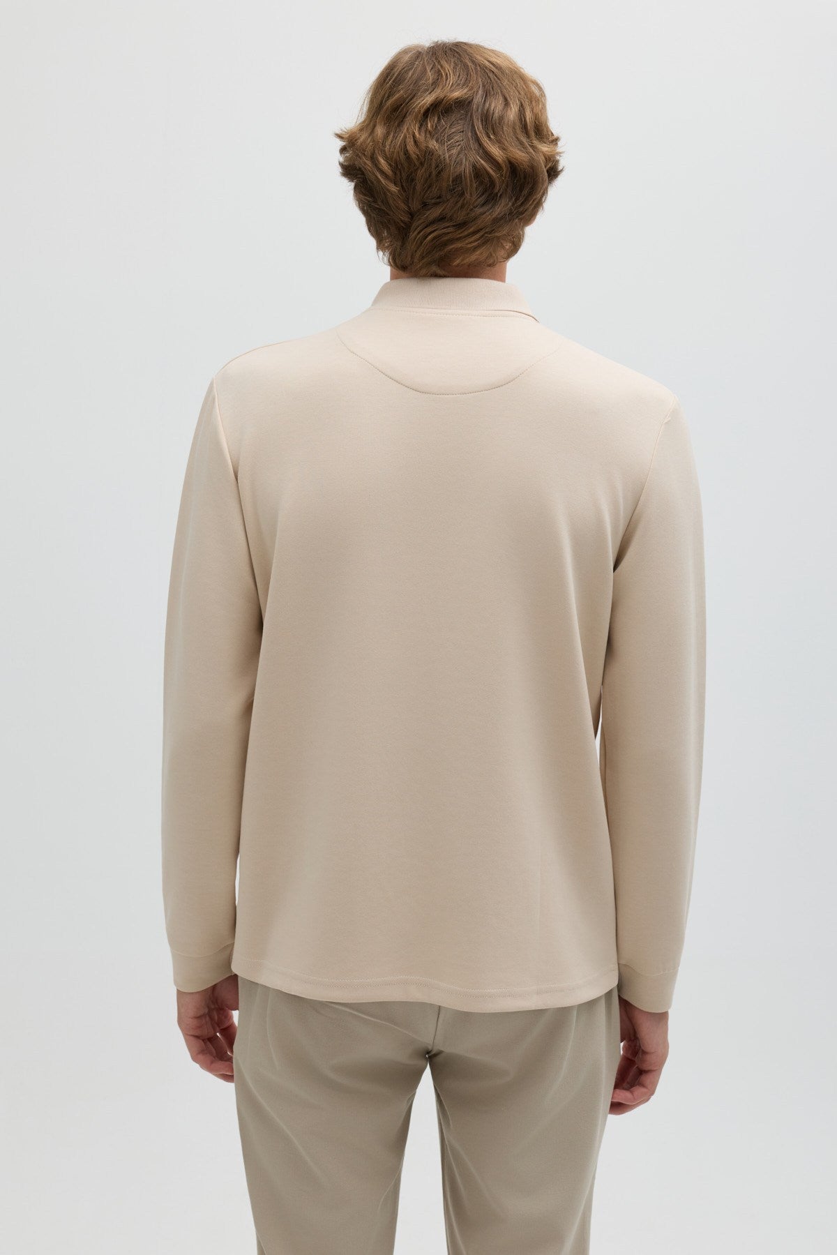 Bej POLO YAKA SWEAT