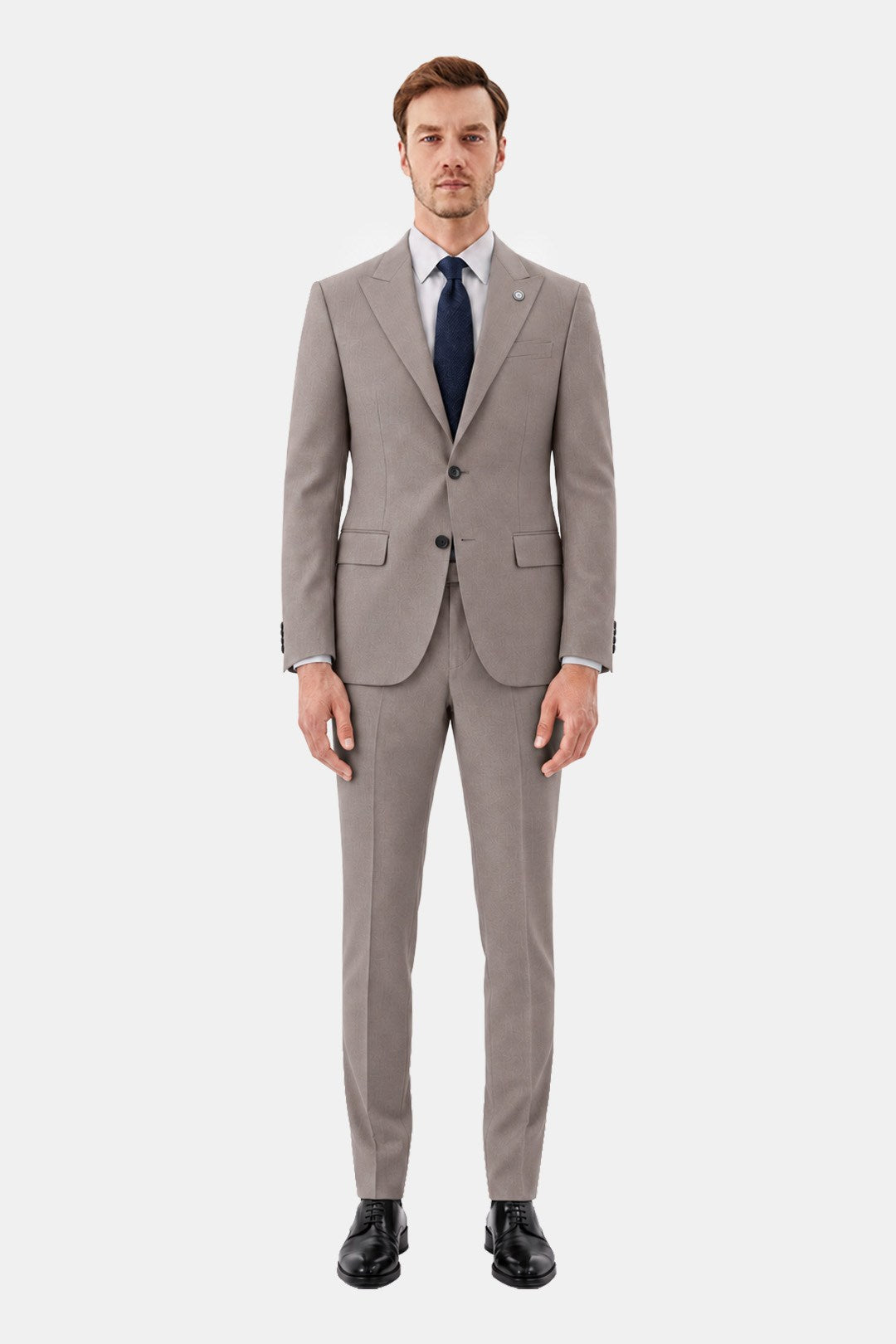 Bej SABRİ ÖZEL SLIM FIT TAKIM ELBİSE