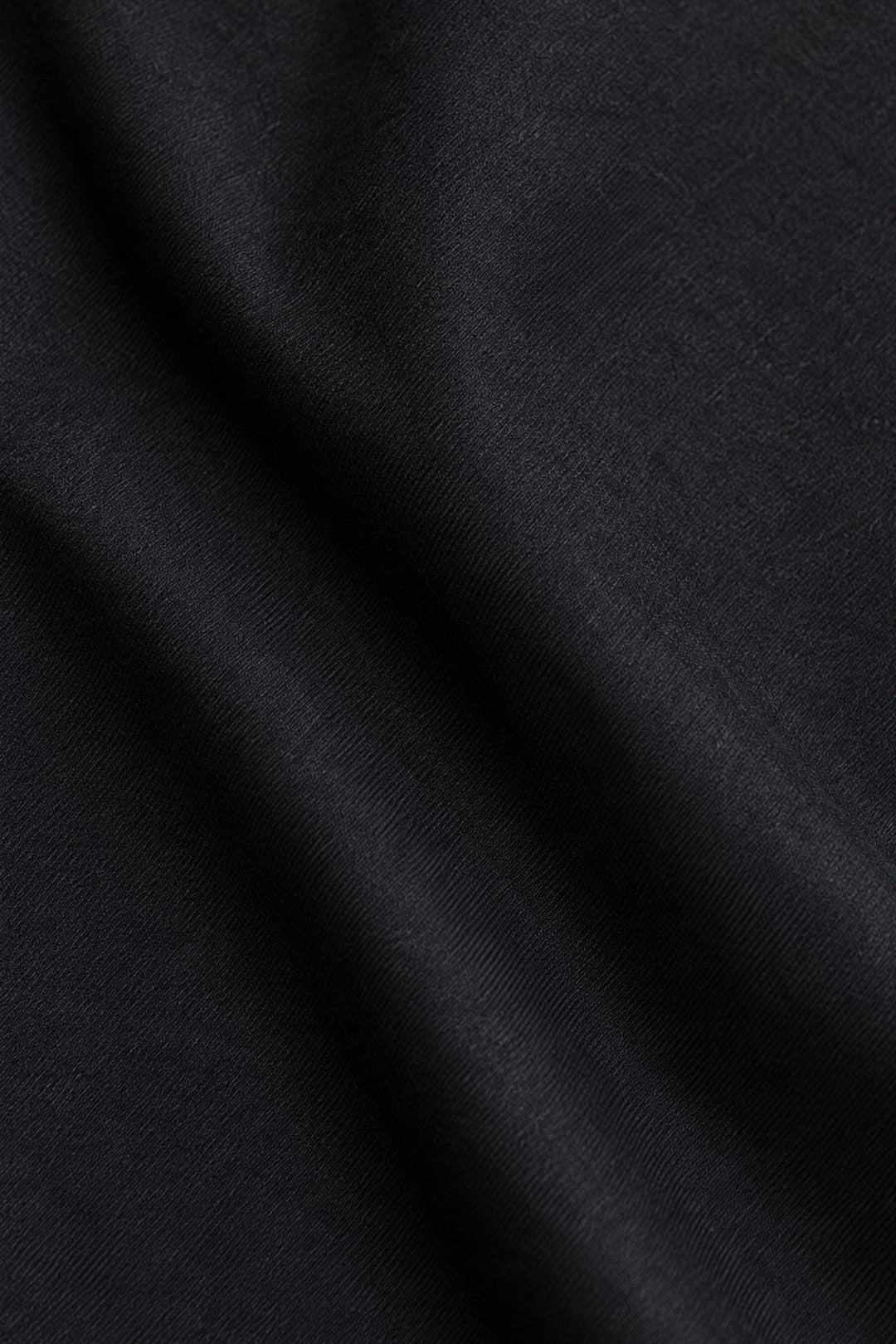 Erkek Siyah Rahat Kesim Comfort Fit Dokuma Yan Cep Dik Yaka Fermuarlı Mont