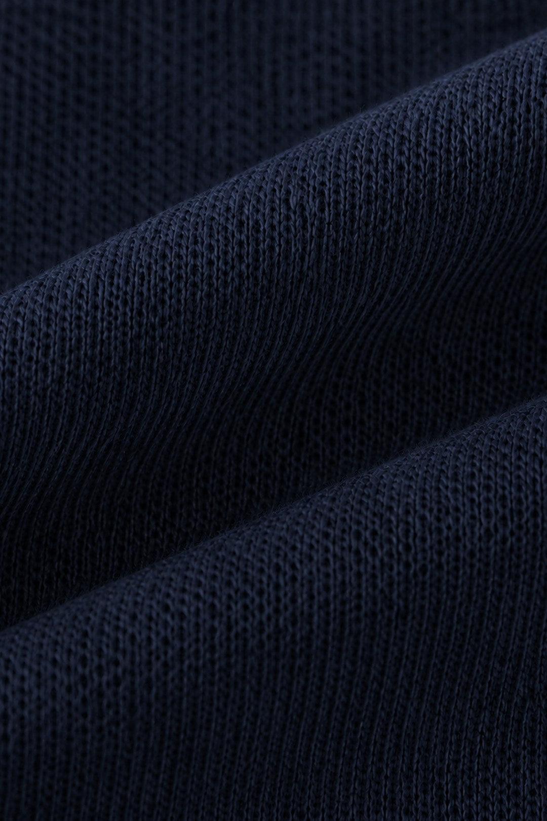 Gece Laciverti SUPERFINE MERSERIZE COTTON T-SHIRT