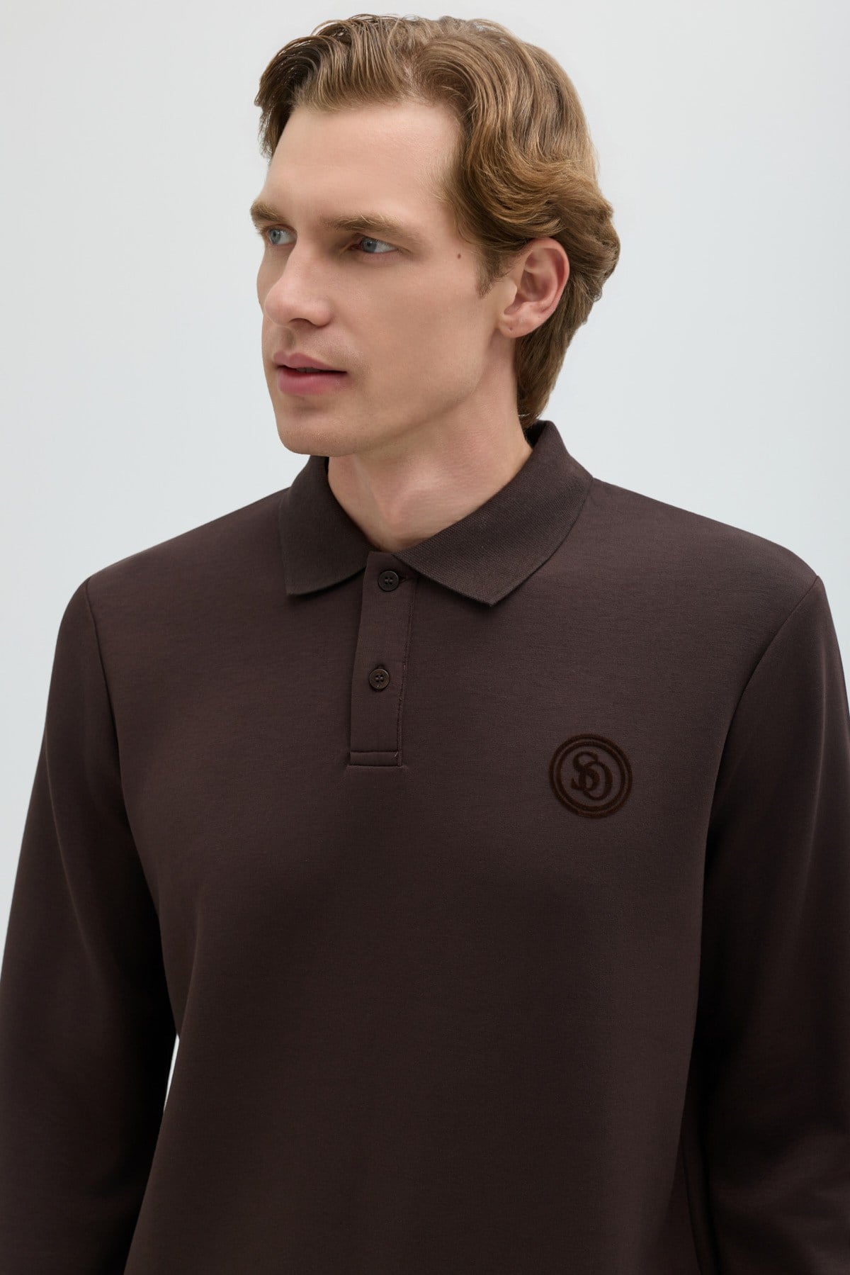 Kahve POLO YAKA SWEAT