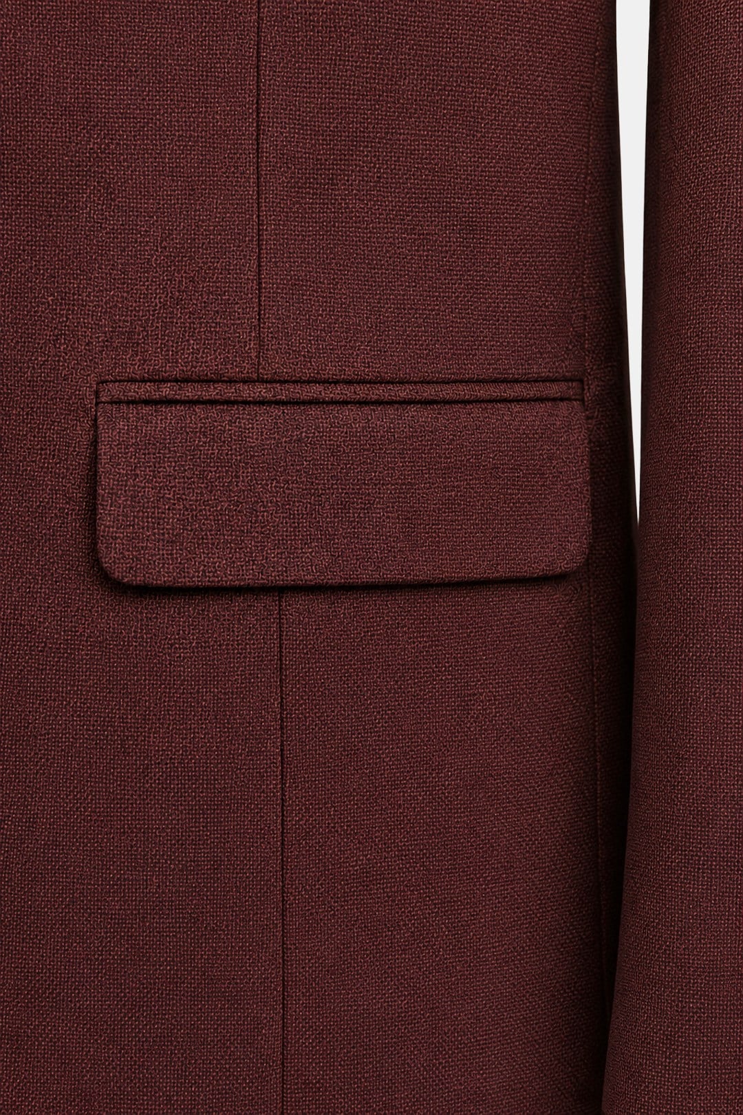 Kiremit Slim Fit Normal Bel 6 Drop Mono Yaka Takım Elbise