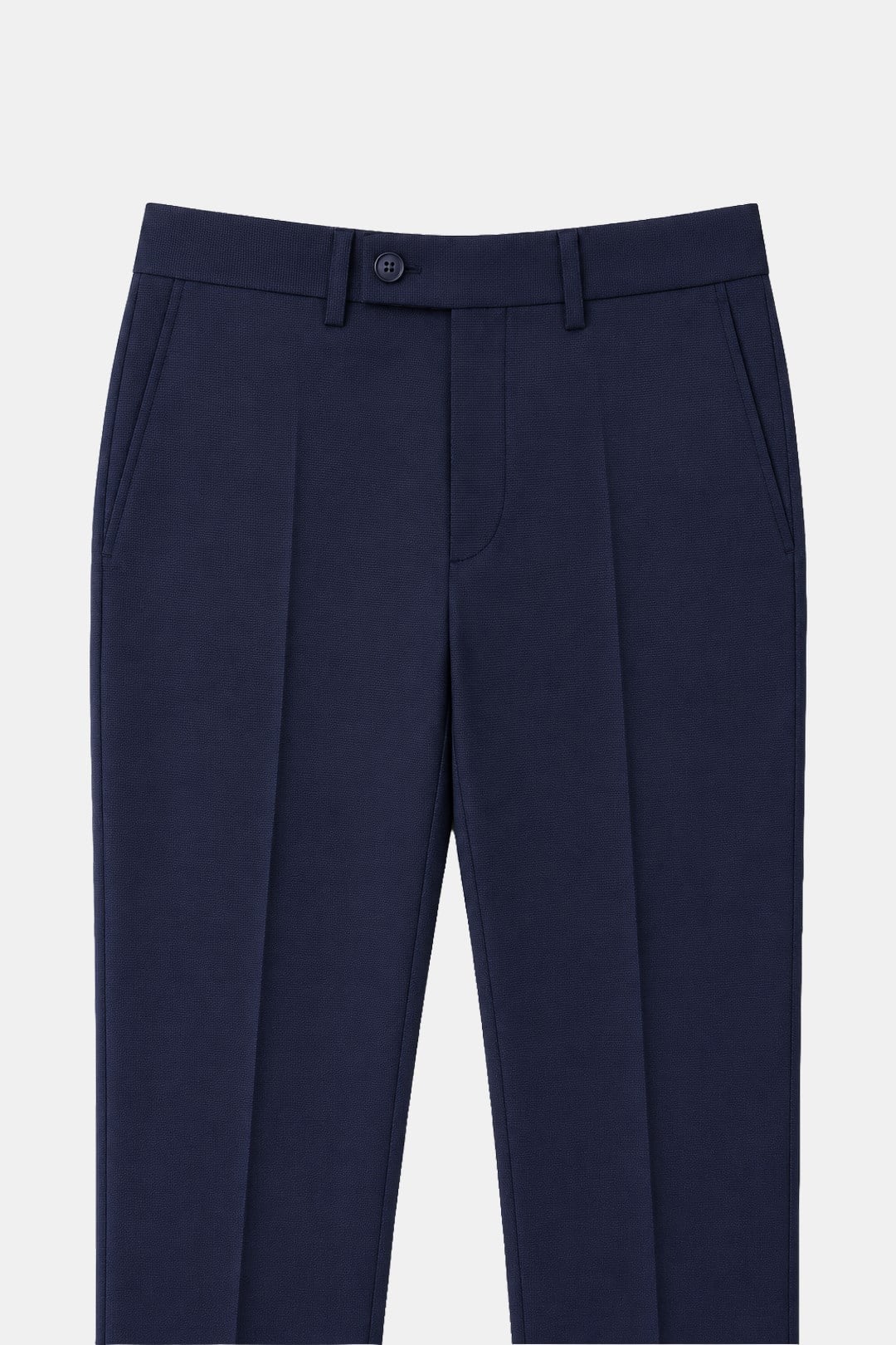 Lacivert Slim Fit Normal Bel 6 Drop Mono Yaka Takım Elbise