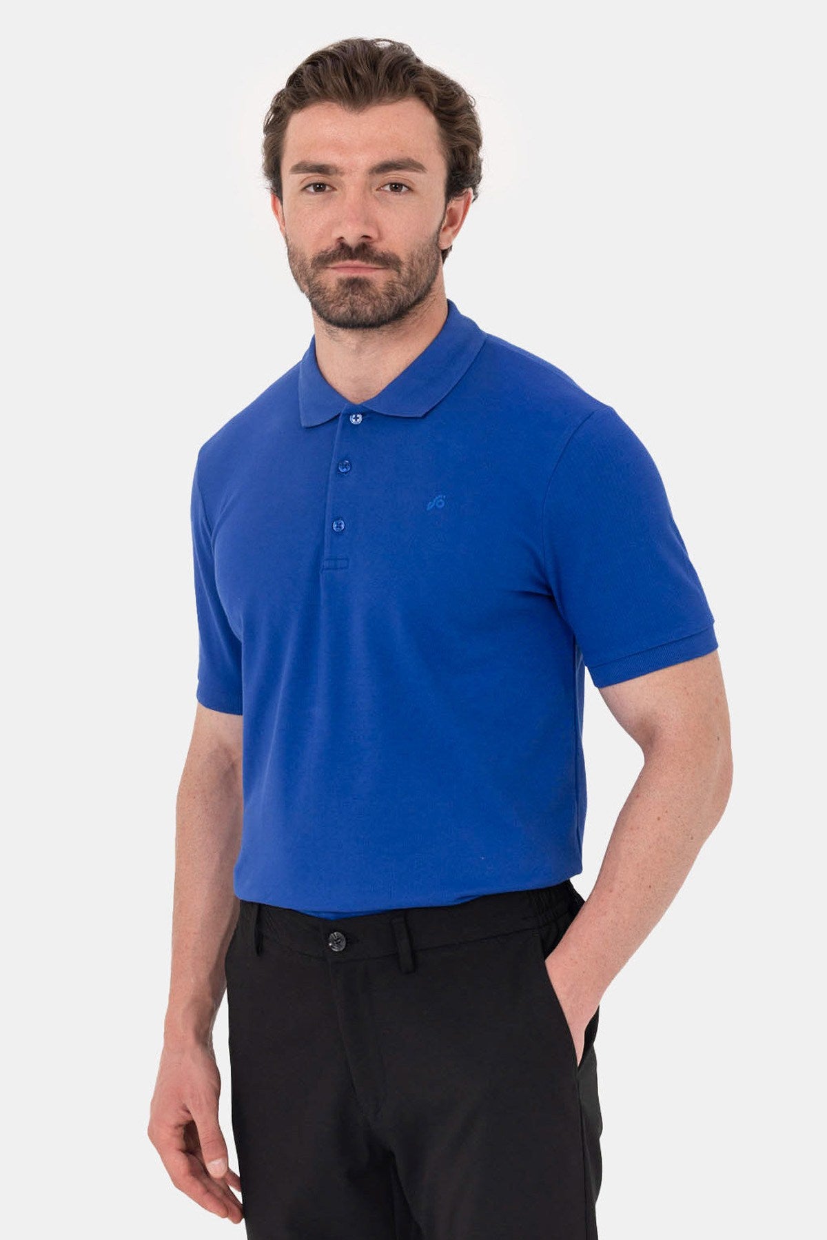 Saks %100 Pamuk Regular Fit Klasik Polo Yaka T-Shirt