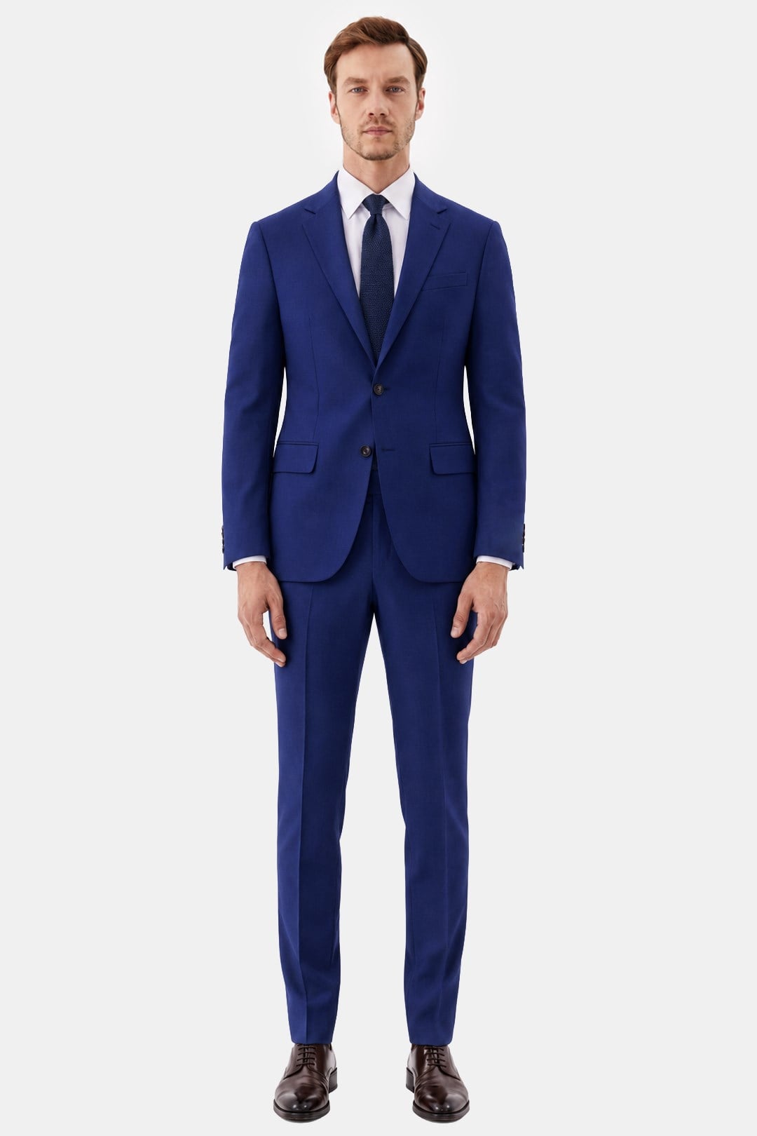 Saks Slim Fit Normal Bel 6 Drop Mono Yaka Takım Elbise