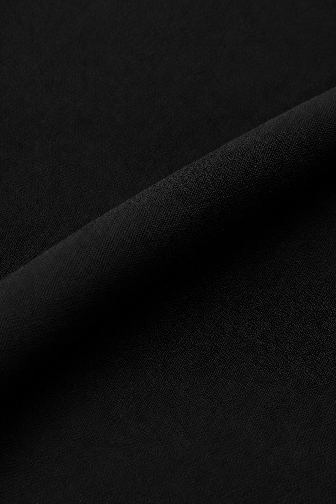 Siyah Slim Fit Bel Bağcıklı Paraşüt Pantolon