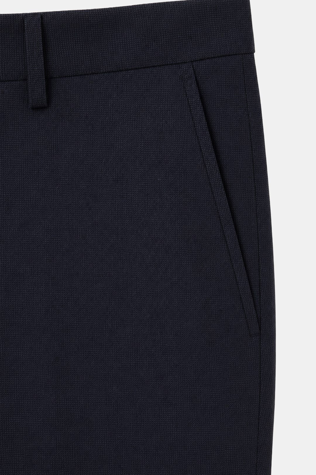 Siyah Slim Fit Normal Bel 6 Drop Mono Yaka Takım Elbise