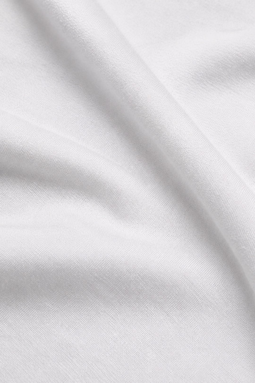 T-Shirt V Yaka Beyaz