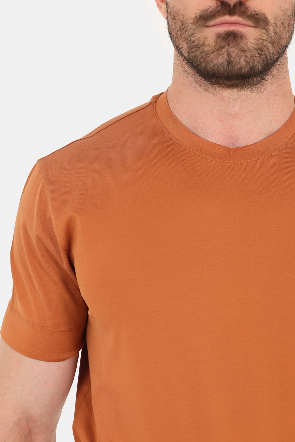 Tarçın %100 Pamuk Regular Fit Bisiklet Yaka Basic T-Shirt