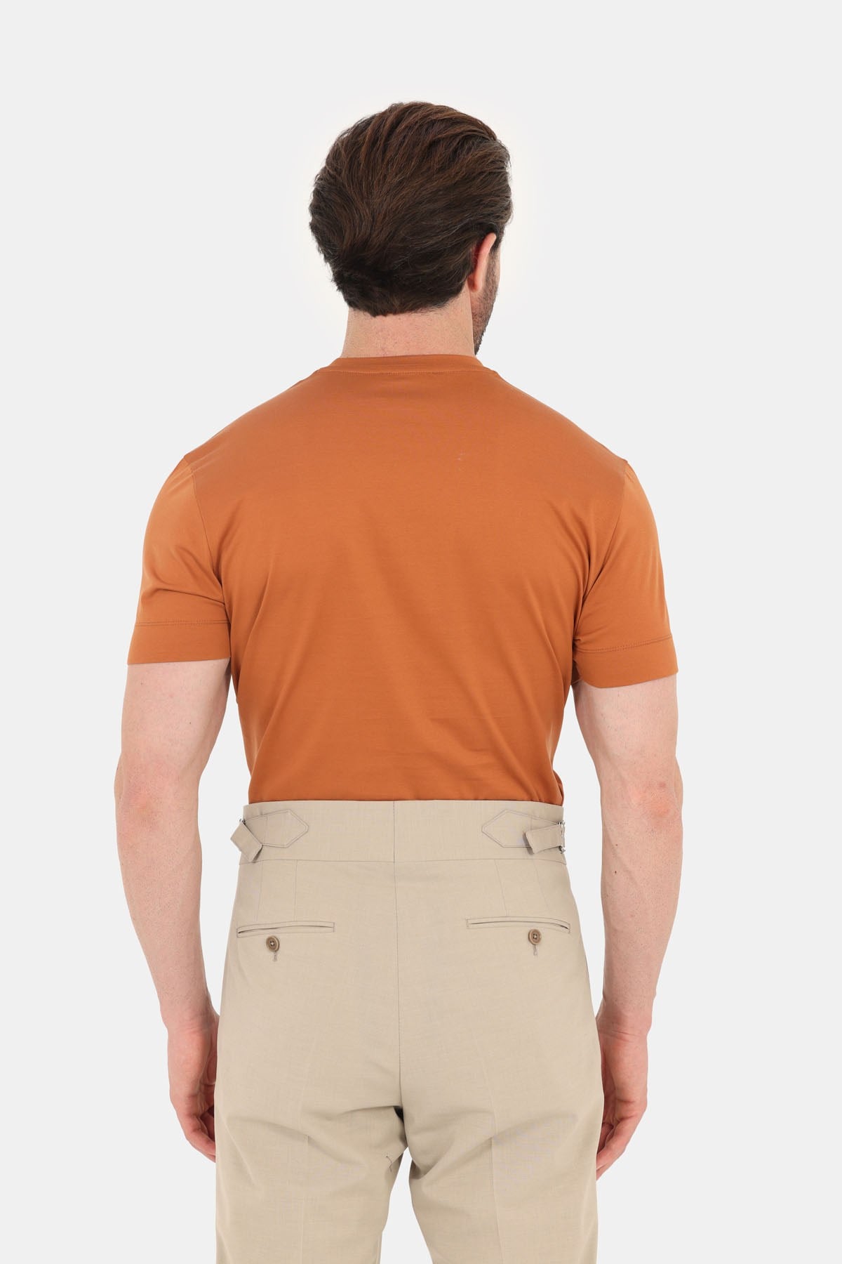 Tarçın %100 Pamuk Regular Fit Bisiklet Yaka Basic T-Shirt