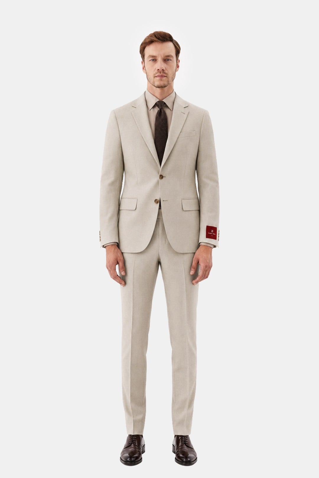 Taş Slim Fit Normal Bel 6 Drop Mono Yaka Takım Elbise