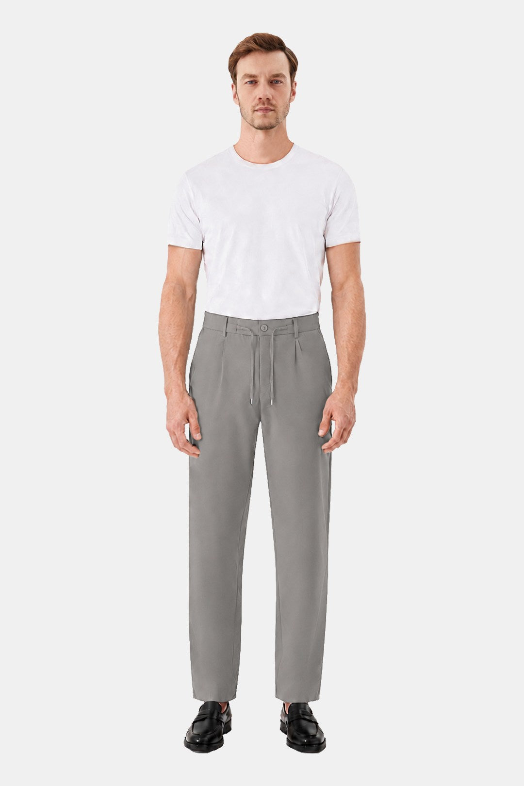 Vizon Slim Fit Bel Bağcıklı Paraşüt Pantolon