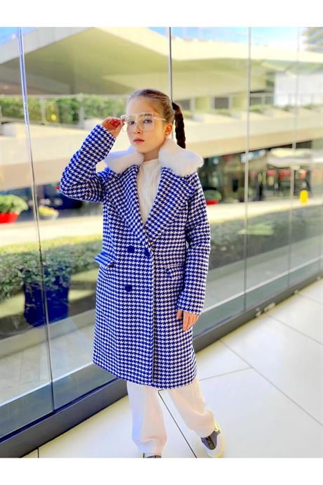 Kazayağı Kürklü Içi Astarlı Kaban Saks 6 Yaş