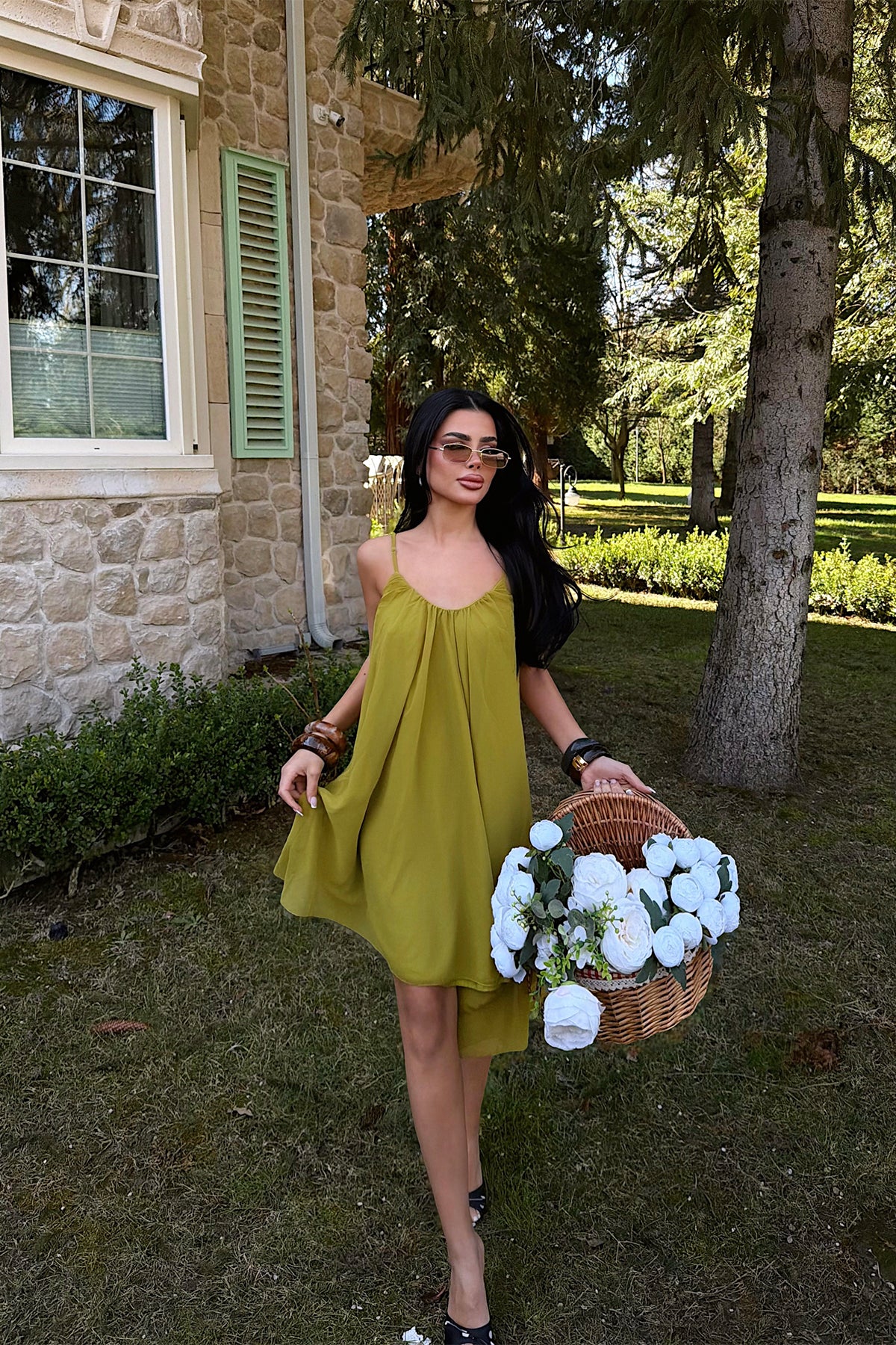 Sarı Isobel Elbise ATE-3505