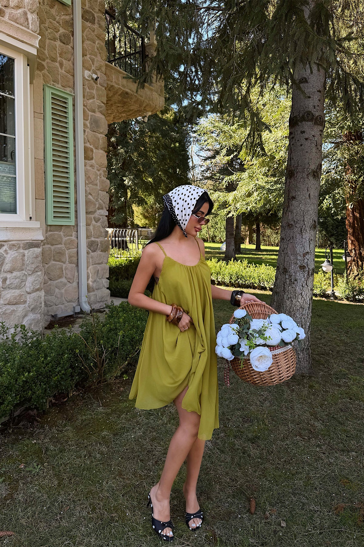 Sarı Isobel Elbise ATE-3505