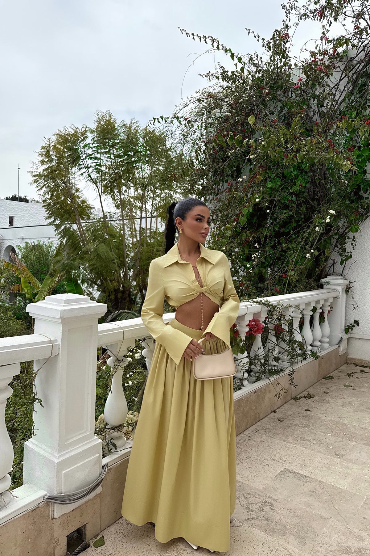 Sarı Veuve Alt Üst Takım ATE-2322