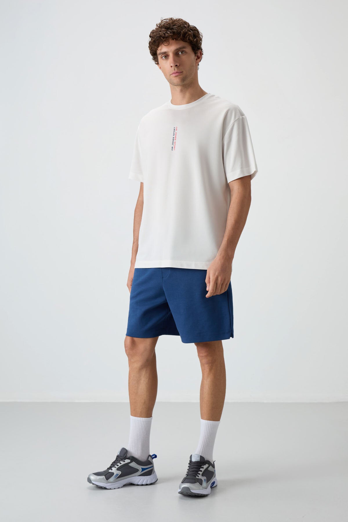 Comfort Fit Basic 3'lü Paket Açık Çağla-Parlament-Ekru Erkek Şort - 81274