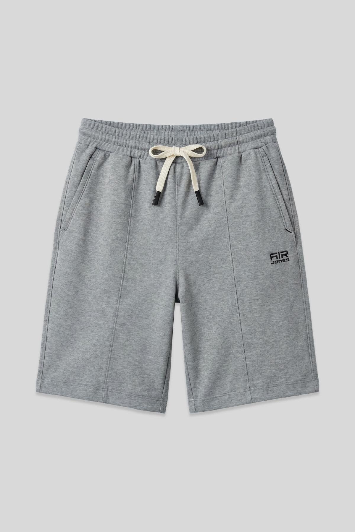 Standart Fit Basic 3'lü Paket Lacivert-Siyah-Gri Melanj Erkek Şort - 81277